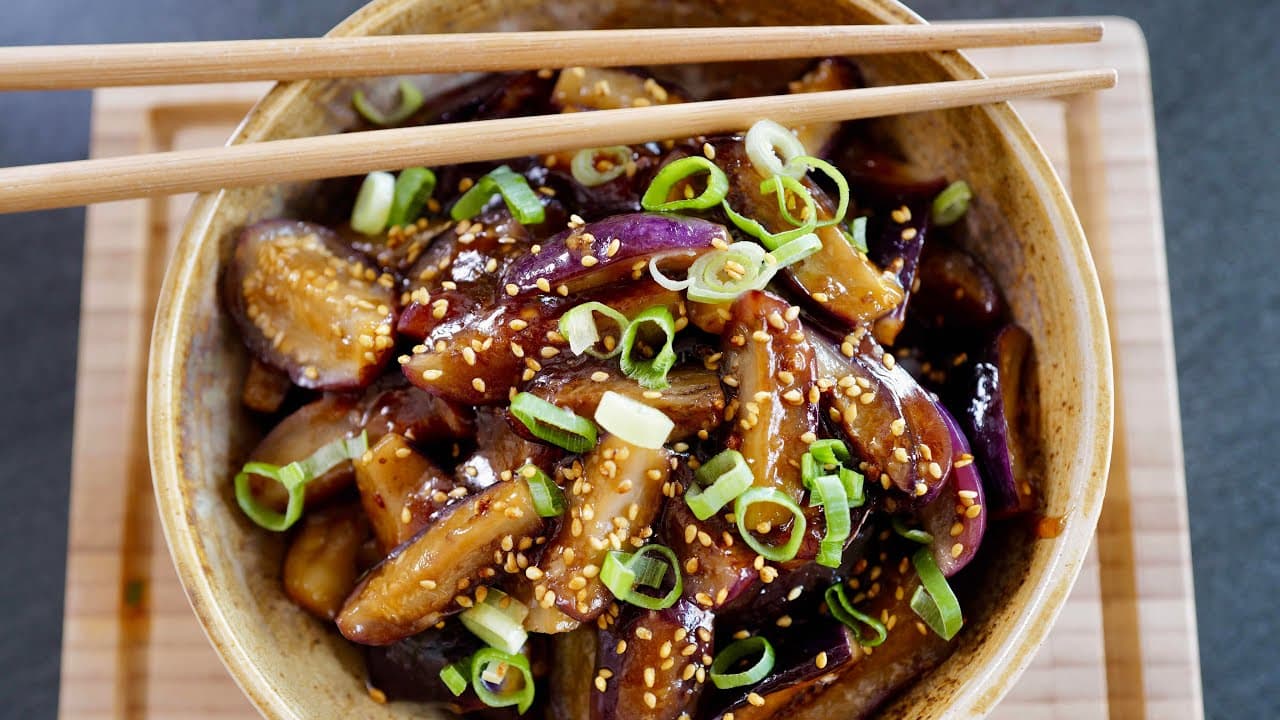 Aubergines à la Chinoise