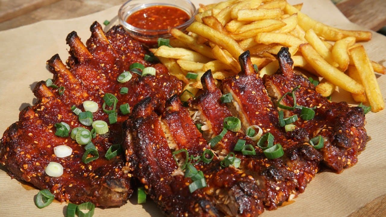 Ribs Fondants au Four Sauce Piquante façon coréenne